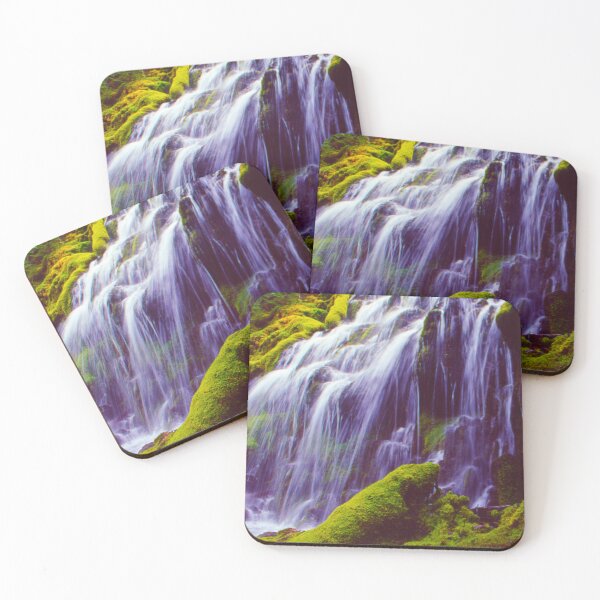 Item preview, Moss-Covered Waterfall in Forest designed and sold by jklune.