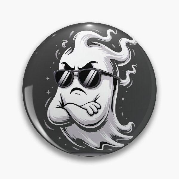 Item preview, Sassy Ghost with Sunglasses - Cool Badass Spooky designed and sold by WorldMash.