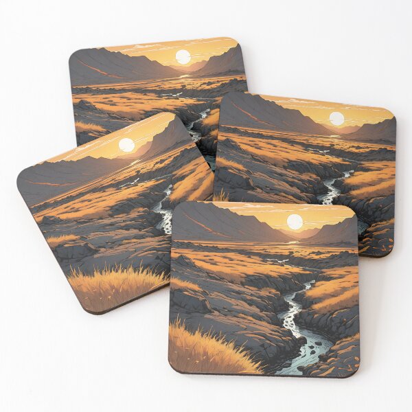 Item preview, Fields of Fire and Flowing Silver designed and sold by HorizonHues.