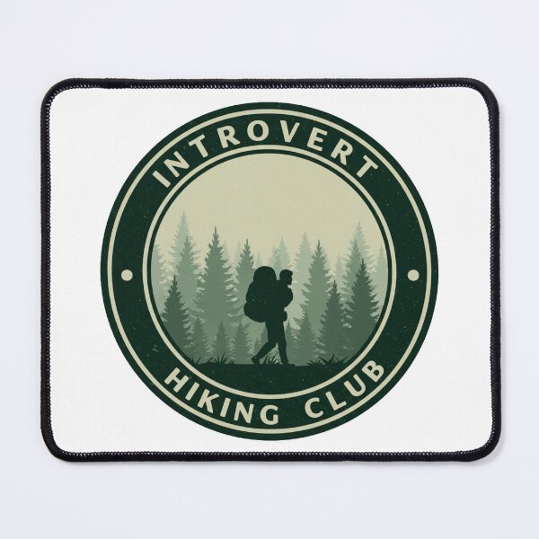 Item preview, Introvert Hiking Club designed and sold by EastEndTownie.