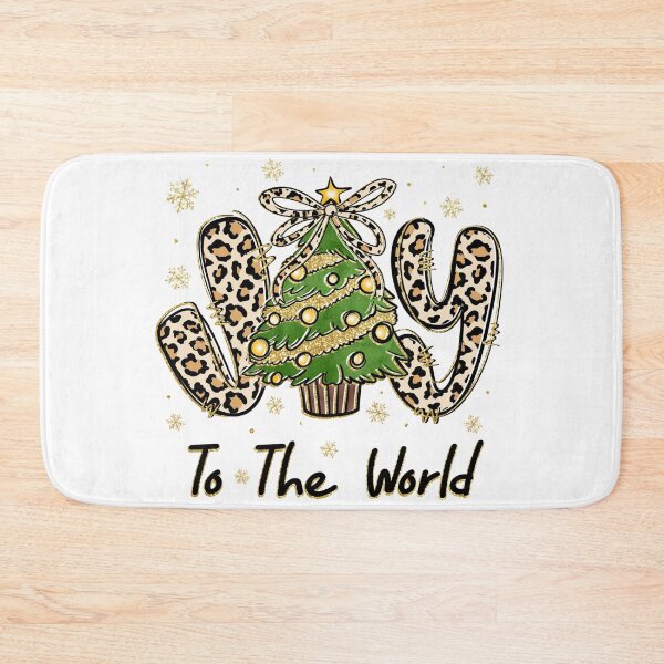 Item preview,  Glitter Joy To The World, Merry Christmas,  Flake Snow , Winter Season designed and sold by vintagearttee.