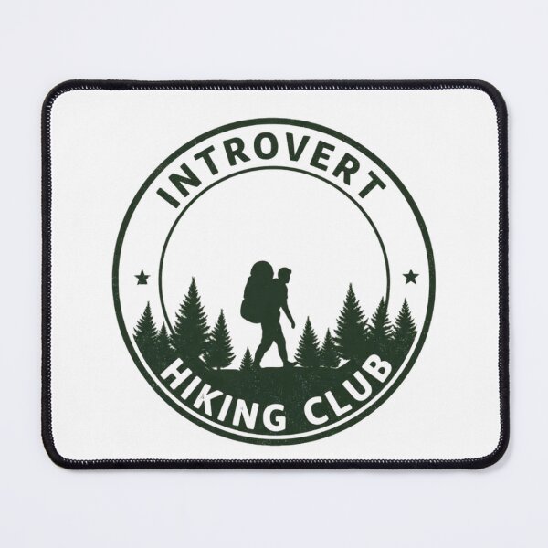 Item preview, Introvert Hiking Club designed and sold by EastEndTownie.