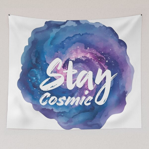 Item preview, Stay Cosmic, Celestial Aesthetic Motivational Sticker designed and sold by Moodune.