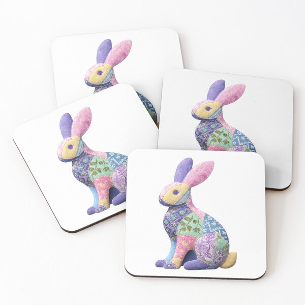Item preview, Patchwork Stuffed Animal Bunny designed and sold by scicilysimonee.