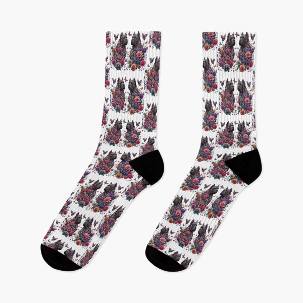 Item preview, Floral Cane Corsos and Butterflies designed and sold by Wags & Tails.
