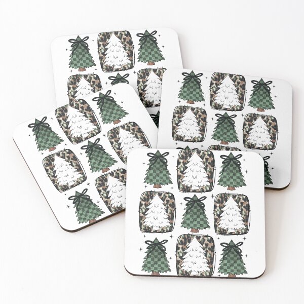 Item preview, Couquette Leopard Christmas Tree, Merry Christmas, Flake Snow , Winter Season designed and sold by vintagearttee.