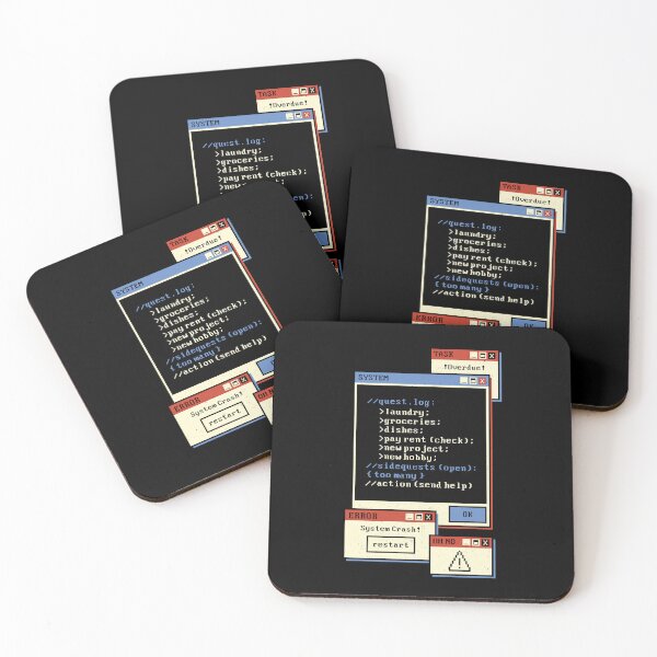 Item preview, Quest Log Full. Please Delete Some Side Quests by Tobe Fonseca designed and sold by Tobe Fonseca®.
