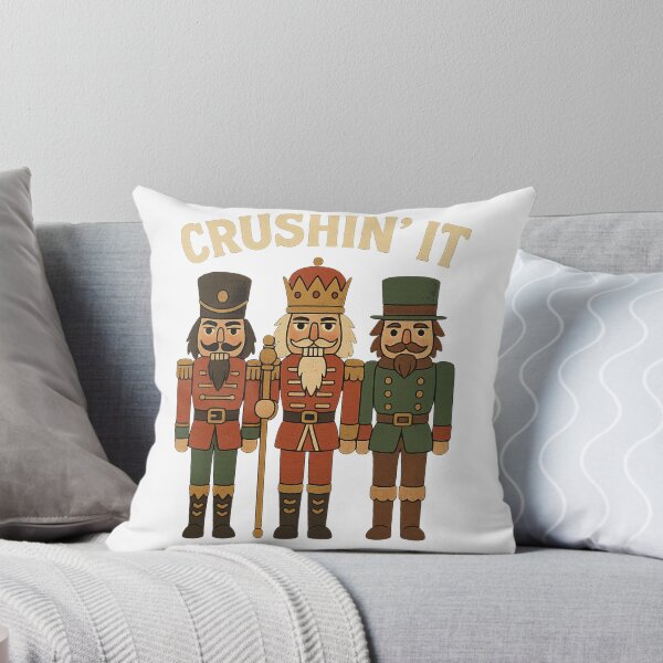 Item preview, Crushin’ It – Funny Nutcracker Christmas Shirt designed and sold by Zippitydodads.
