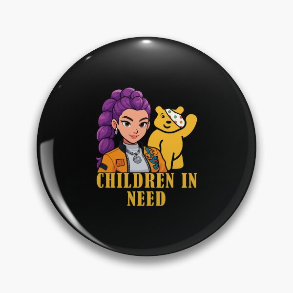 Item preview, Demon Hunters Pudsey Bear Children in Need 2025 Funny Polka Dot Spotty Day designed and sold by Foro-Chance.