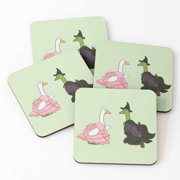 Item preview, Pink and green geese designed and sold by ChelseaZo.
