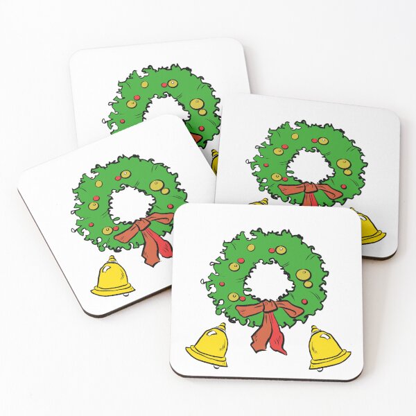 Item preview, Holiday wreath with bells designed and sold by SLAPPE.
