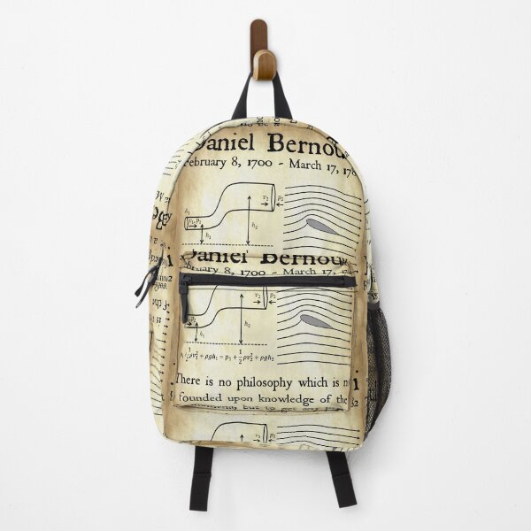 Item preview, Nerdy Vintage Daniel Bernoulli There is No Philosophy Which is Not Founded Upon Knowledge of the Phenomena Math Science Teacher Black Text Parchment designed and sold by MathWare MathClips.