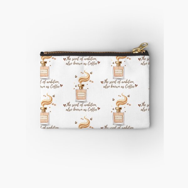 Item preview, The Scent of Ambition, Also Known as Coffee – Funny Coffee Lover Quote | Elegant Perfume Bottle Design for Caffeine Addicts, Office Humor & Work Life Meme designed and sold by VibranPalette.