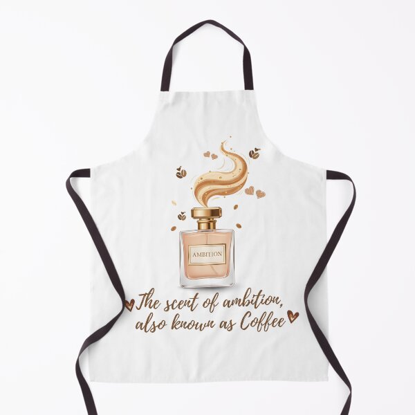 Item preview, The Scent of Ambition, Also Known as Coffee – Funny Coffee Lover Quote | Elegant Perfume Bottle Design for Caffeine Addicts, Office Humor & Work Life Meme designed and sold by VibranPalette.