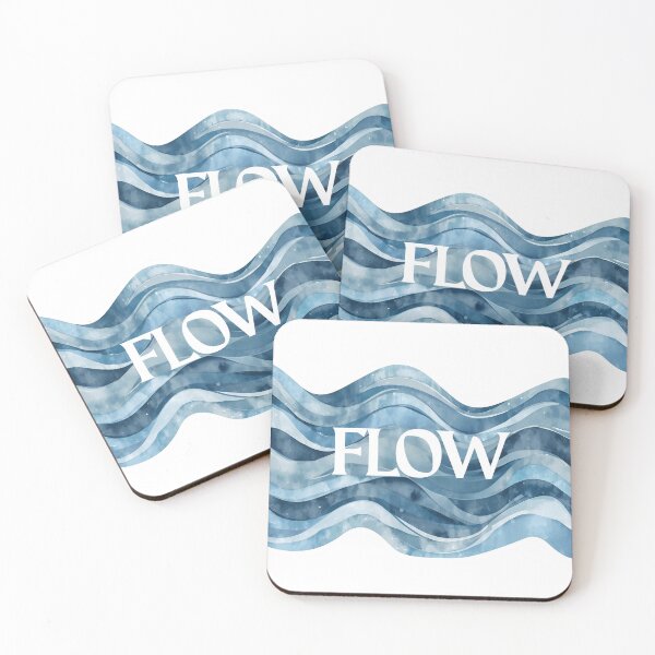 Item preview, Flow, Mindfulness Aesthetic Sticker designed and sold by Moodune.