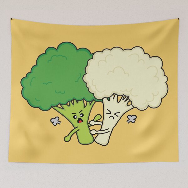 Item preview, Broccoli vs Cauliflower designed and sold by chyneyee.