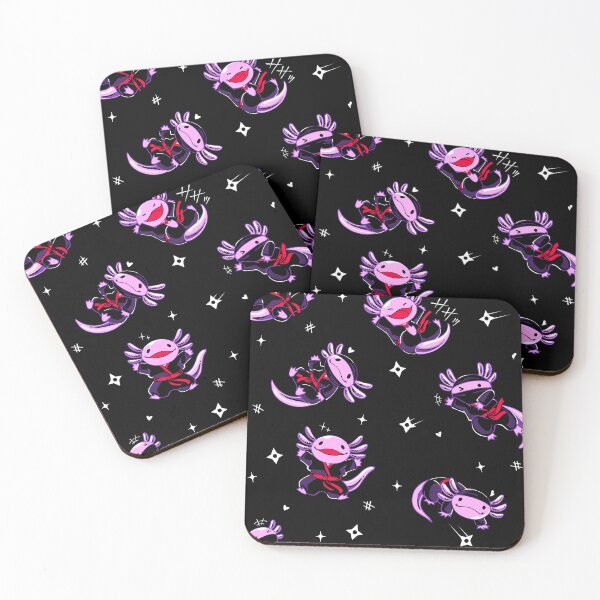 Item preview, Axolotl Ninjas Pattern by Tobe Fonseca designed and sold by Tobe Fonseca®.