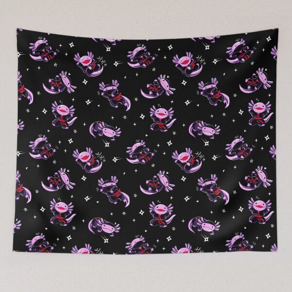 Item preview, Axolotl Ninjas Pattern by Tobe Fonseca designed and sold by Tobe Fonseca®.