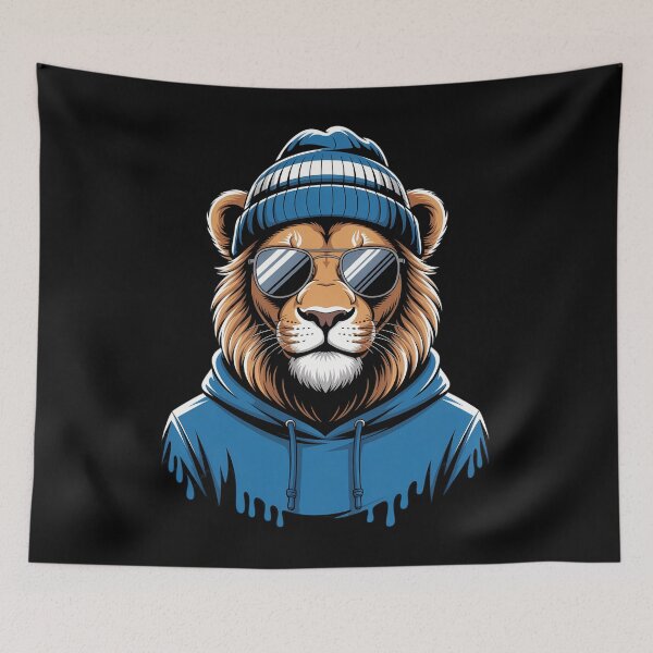 Item preview, Lion Game Day Touchdown American Football Thanksgiving Cool designed and sold by PunkNation-Arts.