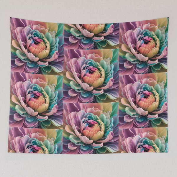 Item preview, Ethereal Bloom Vibrant Pastel Flower designed and sold by SellingWSarah17.