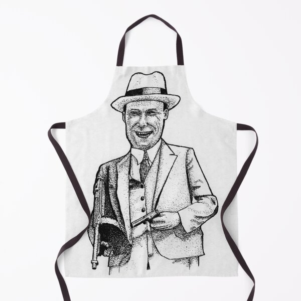 Item preview, John Dillinger Stippling Portrait | 1930s True Crime Ink Art designed and sold by wbhny.