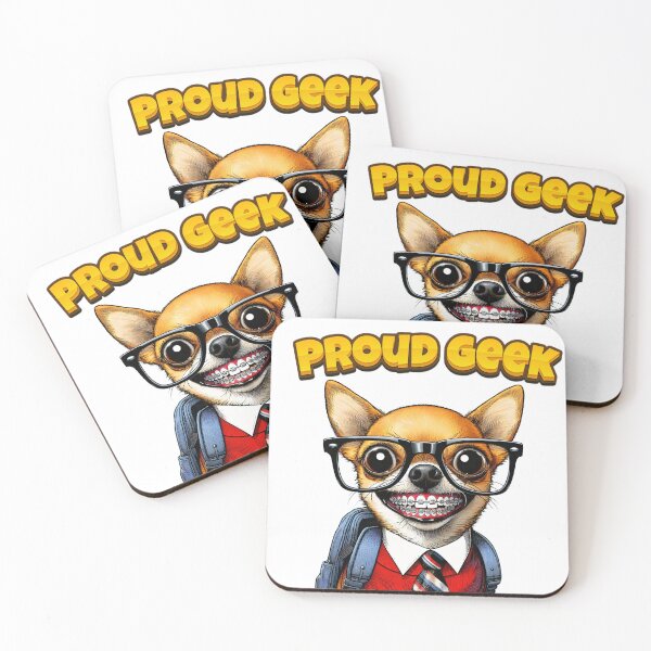 Item preview, Proud Geek Pup designed and sold by Cats and Other Things.