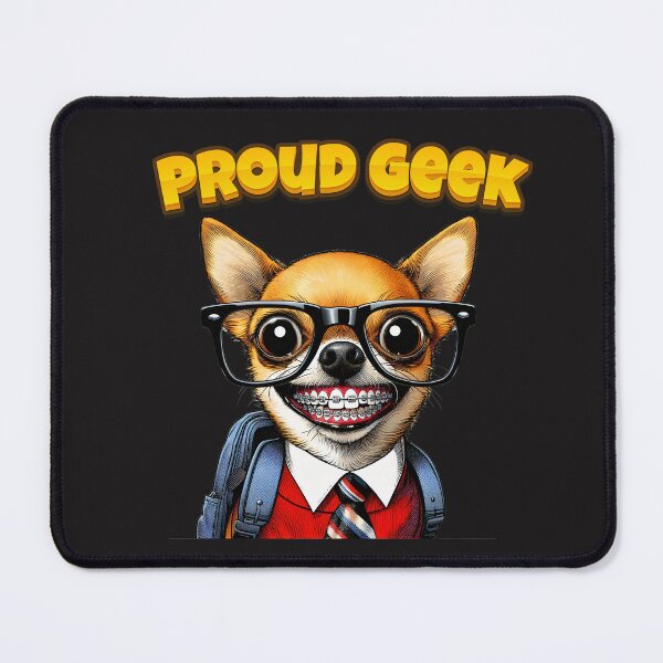 Item preview, Proud Geek Pup designed and sold by Cats and Other Things.