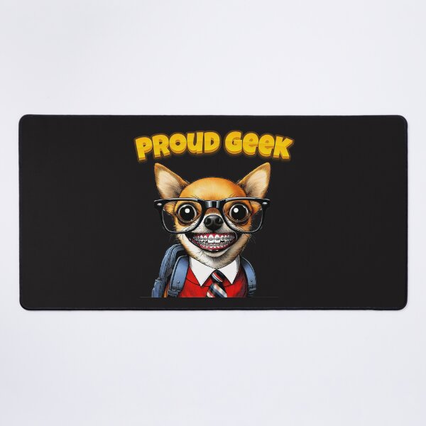 Item preview, Proud Geek Pup designed and sold by Cats and Other Things.