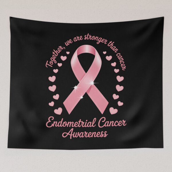 Item preview, Endometrial Cancer Awareness Peach Ribbon  designed and sold by PunkNation-Arts.