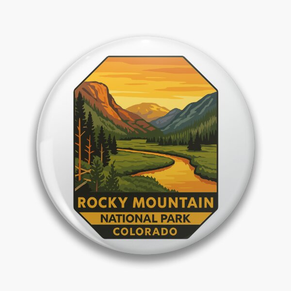 Item preview, Rocky Mountain National Park Colorado Sticker designed and sold by Ismeal Von.