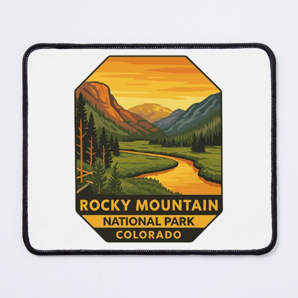 Item preview, Rocky Mountain National Park Colorado Sticker designed and sold by Ismeal Von.