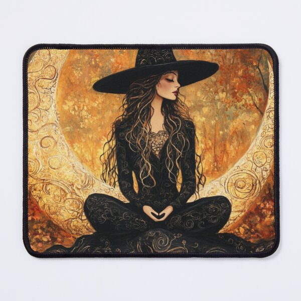 Item preview, Autumn Moon Witch – Whispered Charms of the Fall designed and sold by WhimsyWink.