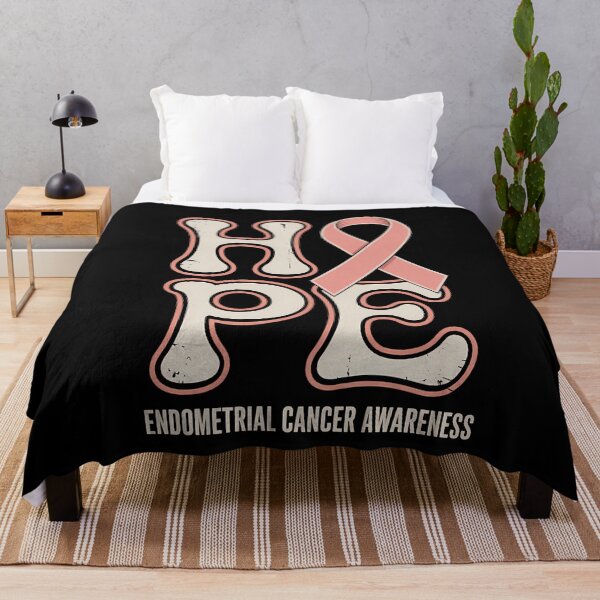 Item preview, Endometrial Cancer Awareness Peach Ribbon designed and sold by PunkNation-Arts.