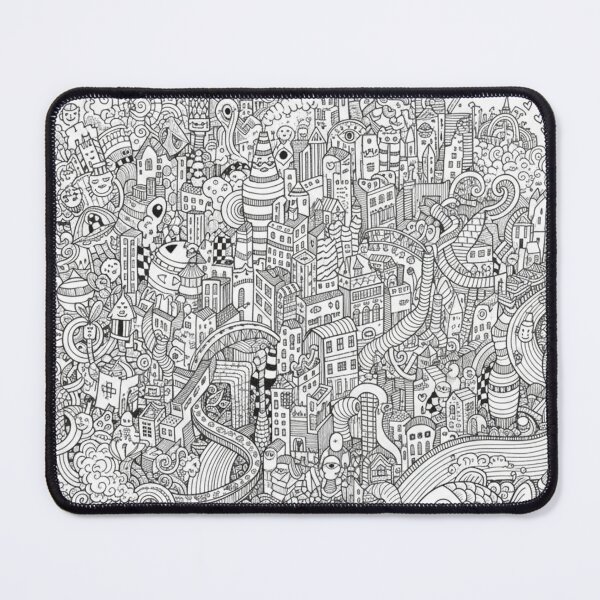 Item preview, Ciudad Laberinto de Doodle: Dibujo Intricado a Línea designed and sold by bsbd-action.