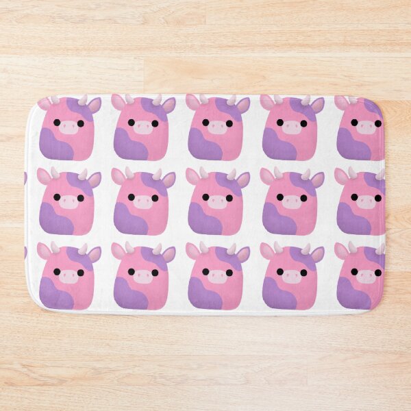 Item preview, Pink & Purple Cow Pillow designed and sold by VelvetFungi.