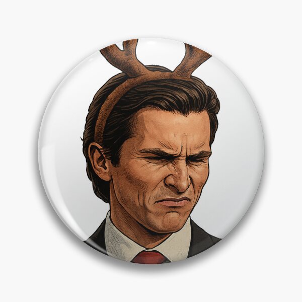 Aperçu de l'œuvre Patrick Bateman - Noël créée et vendue par American Artist Designs.