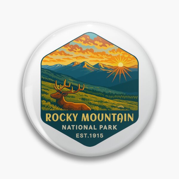 Item preview, Rocky Mountain National Park Colorado Sticker designed and sold by Ismeal Von.
