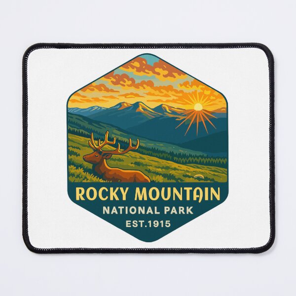 Item preview, Rocky Mountain National Park Colorado Sticker designed and sold by Ismeal Von.