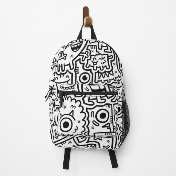 Item preview, Patrón de Monstruos Doodle: Paz 2025 designed and sold by bsbd-action.