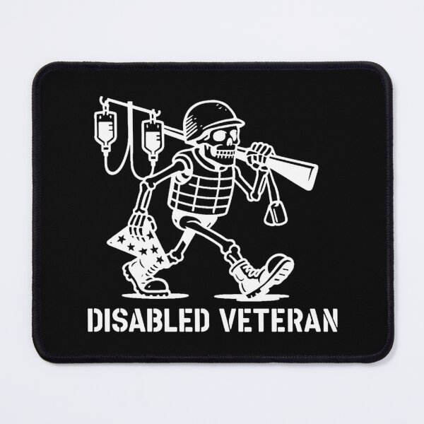 Item preview, Disabled Skeleton Veteran designed and sold by getpressedshirt.