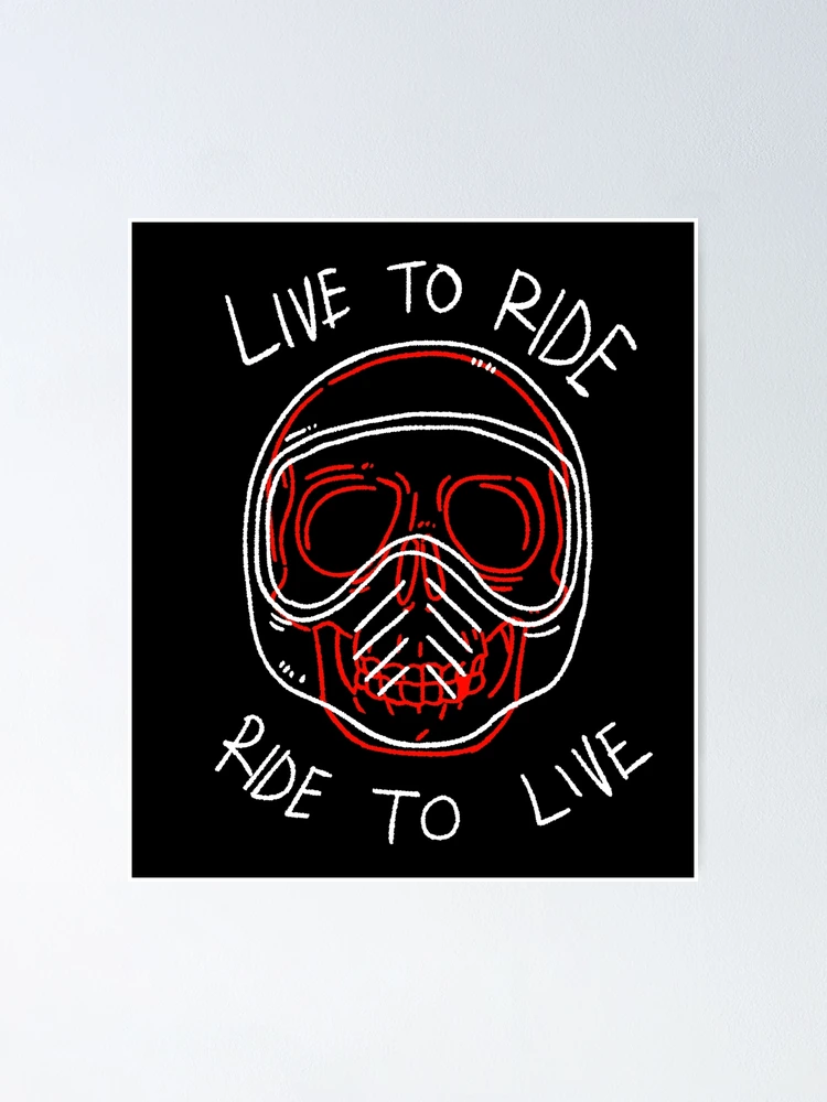 Thumbnail 1 of 3, Poster, High-Octane Racer Fiery Skull Intimidator Design designed and sold by Childish by Design.