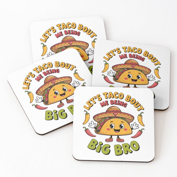 Item preview, Let's Taco Bout Me Being Big Bro Cute Big Brother Tacos Boy designed and sold by PunkNation-Arts.