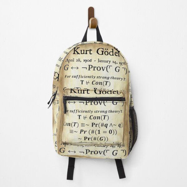 Item preview, Nerdy Vintage Kurt Godel Earlier Mathematics is Too Big For the Human Mind Math Science Teacher Black Text Parchment designed and sold by MathWare MathClips.