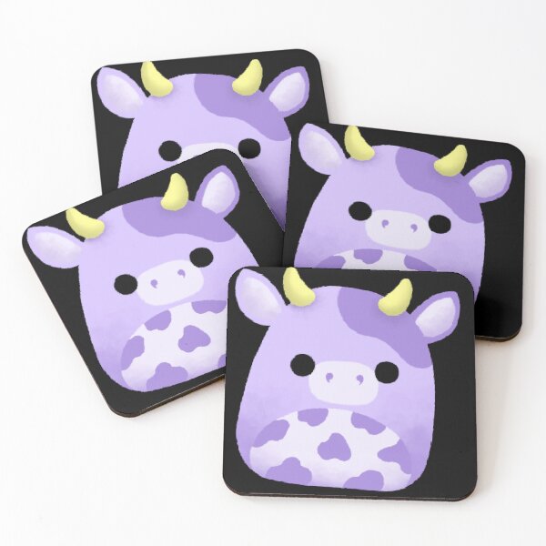 Item preview, Purple Spots Cow Pillow designed and sold by VelvetFungi.