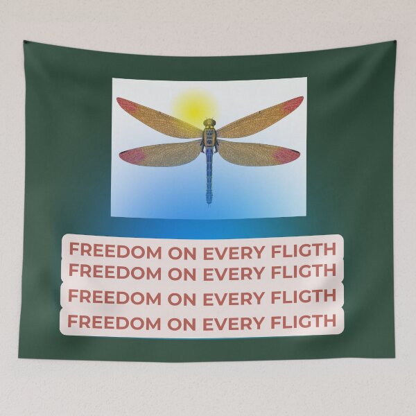 Item preview, Freedom on every flight designed and sold by WildandWonders.