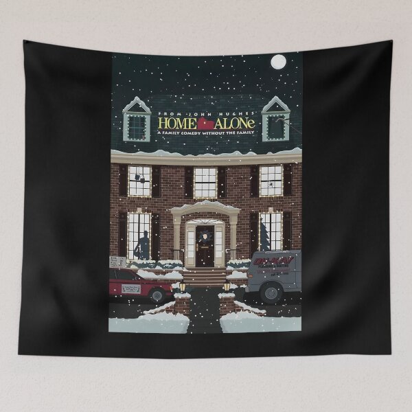 Item preview, Home Alone Winter House – Cozy Christmas Night Scene designed and sold by Rachel Francis6.