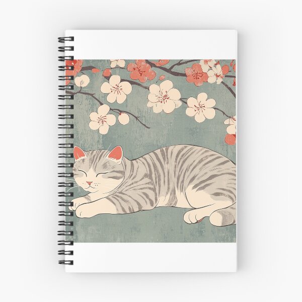 Item preview, Kawaii Japanese painting Cat 22 designed and sold by ukitsuki.