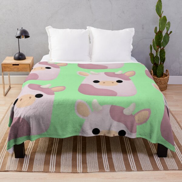 Item preview, Pink Cow Pillow designed and sold by VelvetFungi.