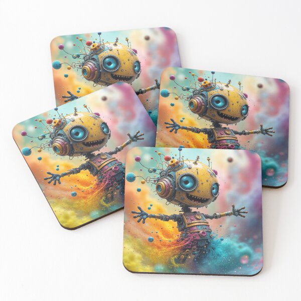 Item preview, WHIMSICAL BOTS designed and sold by KR@ZYST○N€999.