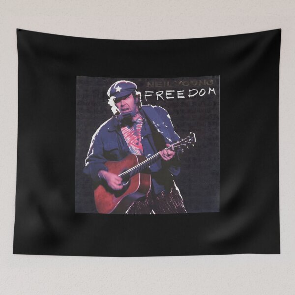 Item preview, Neil Young Freedom – Vintage Folk Rock Music Art designed and sold by Rachel Francis6.